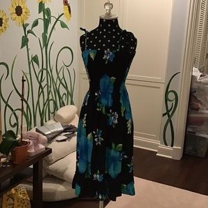 black hawaiian dress